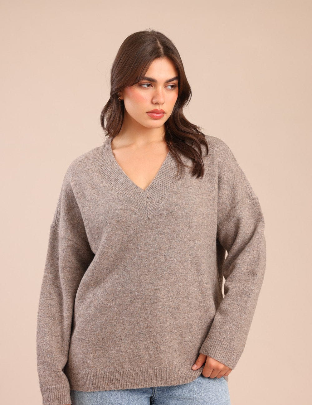 FOX פלאס נשים סריגים סריג | PLUS SIZE סריג | PLUS SIZE