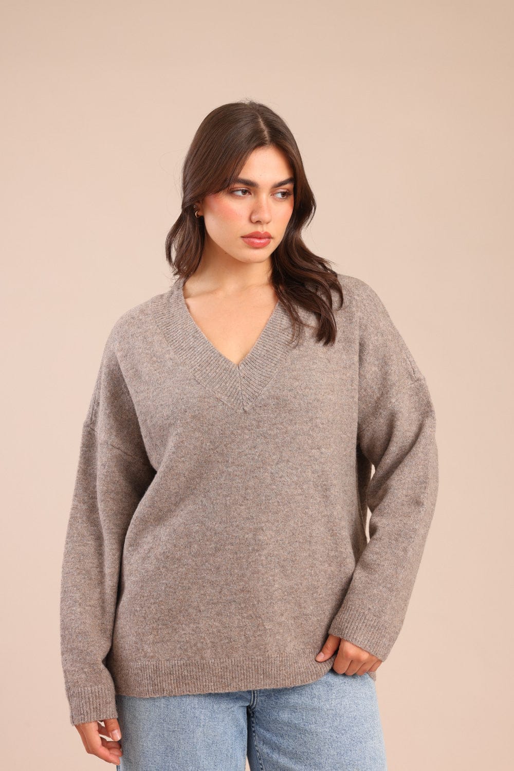 FOX פלאס נשים סריגים סריג | PLUS SIZE סריג | PLUS SIZE