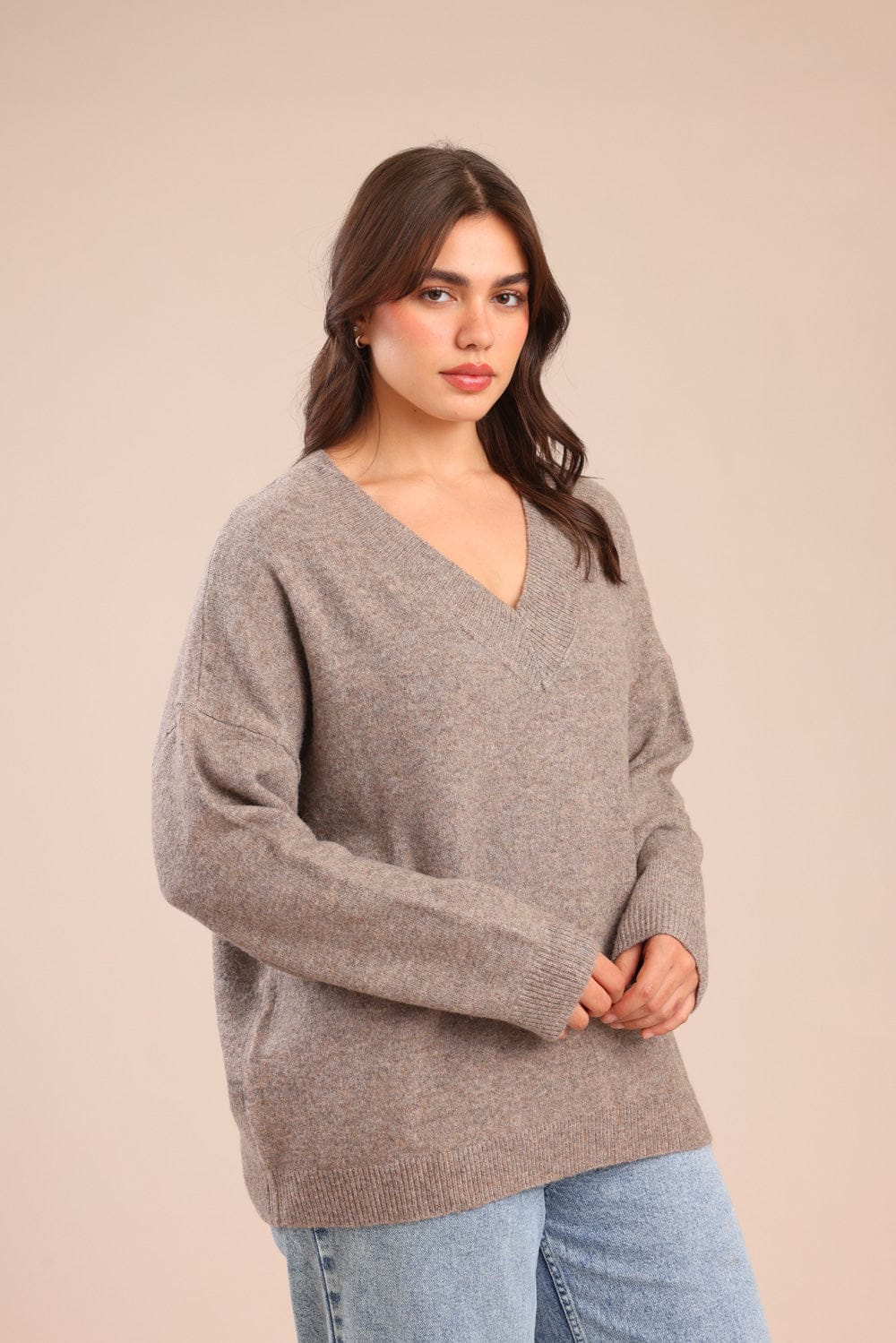 FOX פלאס נשים סריגים סריג | PLUS SIZE סריג | PLUS SIZE