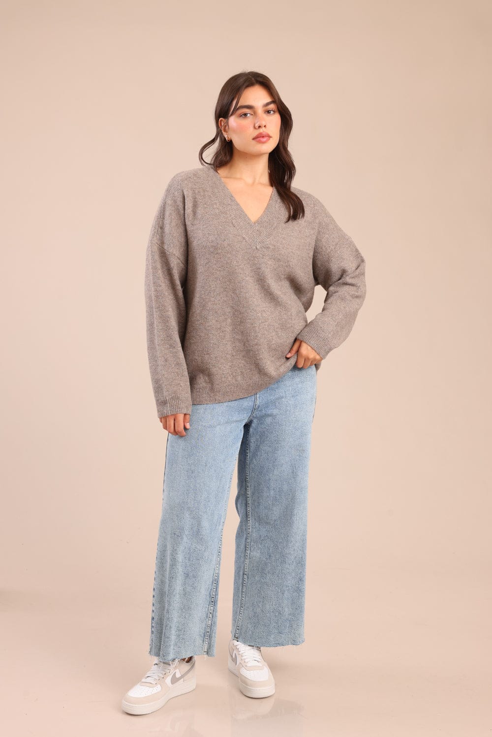 FOX פלאס נשים סריגים סריג | PLUS SIZE סריג | PLUS SIZE