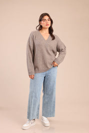 FOX פלאס נשים סריגים סריג | PLUS SIZE סריג | PLUS SIZE