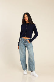 FOX נשים סריגים סריג קרדיגן סריג קרדיגן