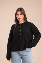 FOX פלאס נשים סריגים סריג קרדיגן | PLUS SIZE סריג קרדיגן | PLUS SIZE