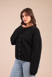 FOX פלאס נשים סריגים סריג קרדיגן | PLUS SIZE סריג קרדיגן | PLUS SIZE