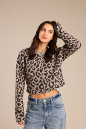 FOX נשים סריגים סריג קרדיגן סריג קרדיגן