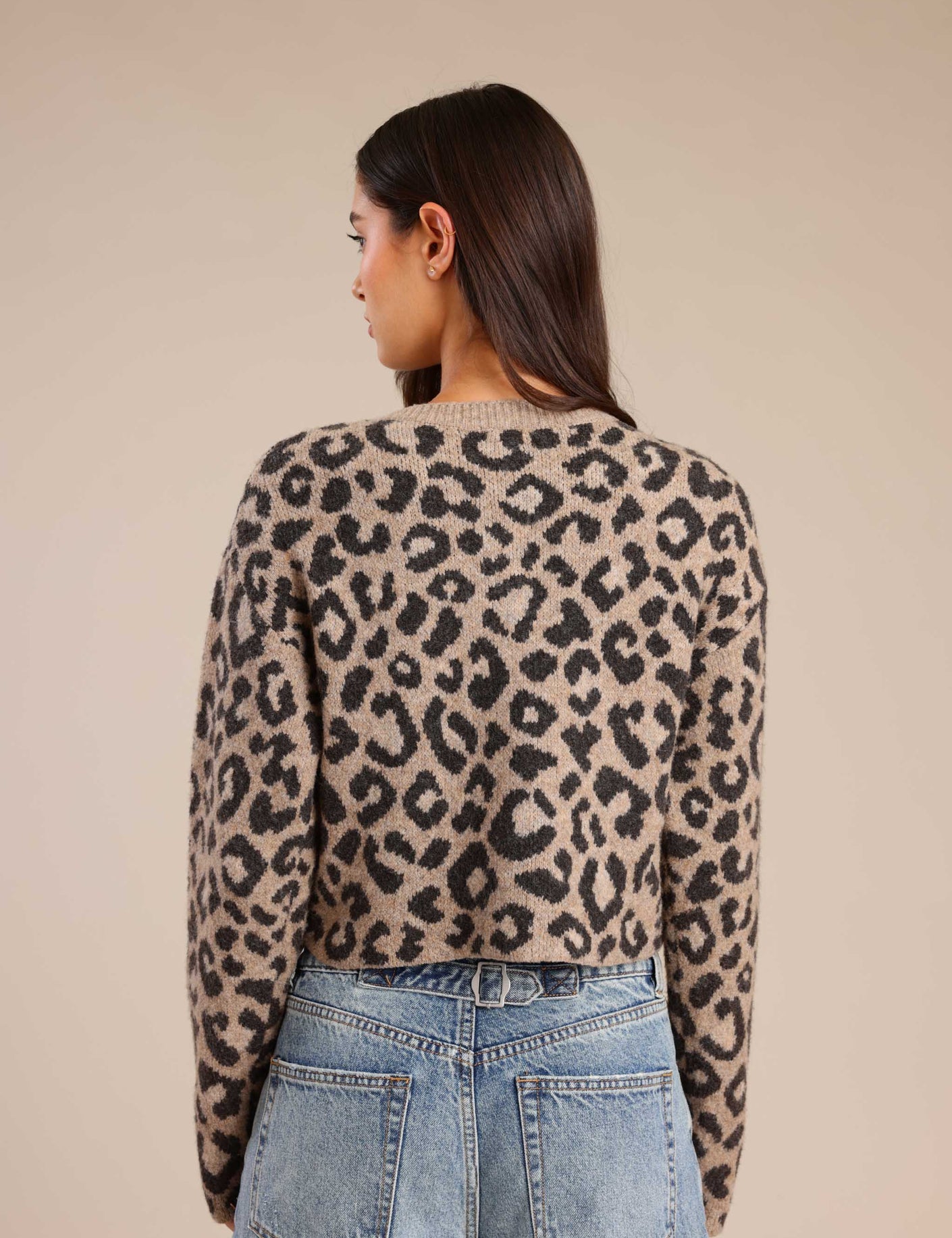 FOX נשים סריגים סריג קרדיגן סריג קרדיגן