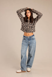 FOX נשים סריגים סריג קרדיגן סריג קרדיגן