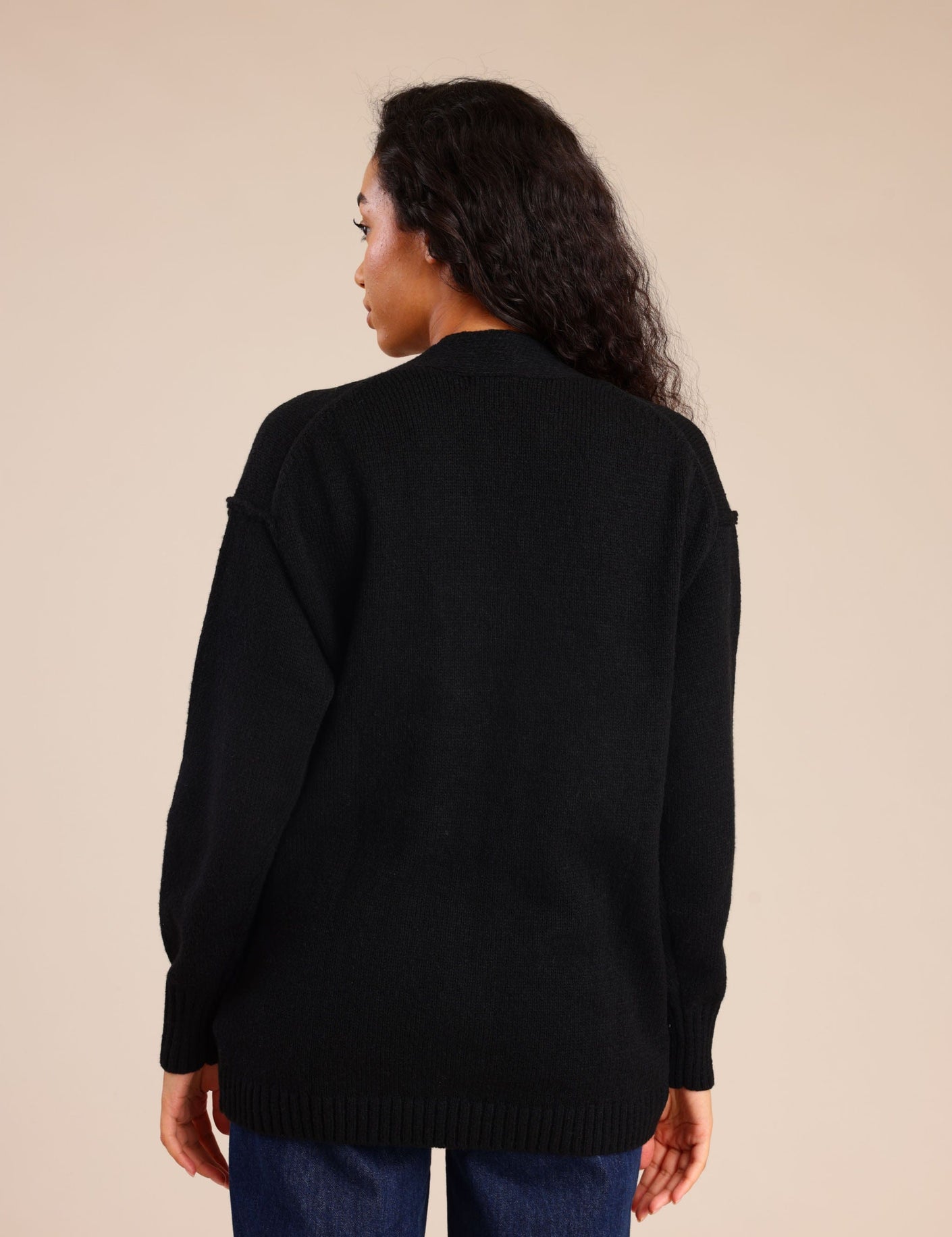 FOX נשים סריגים סריג קרדיגן סריג קרדיגן