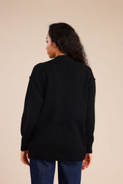 FOX נשים סריגים סריג קרדיגן סריג קרדיגן