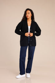 FOX נשים סריגים סריג קרדיגן סריג קרדיגן