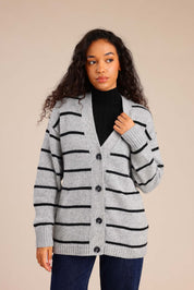 FOX נשים סריגים סריג קרדיגן סריג קרדיגן