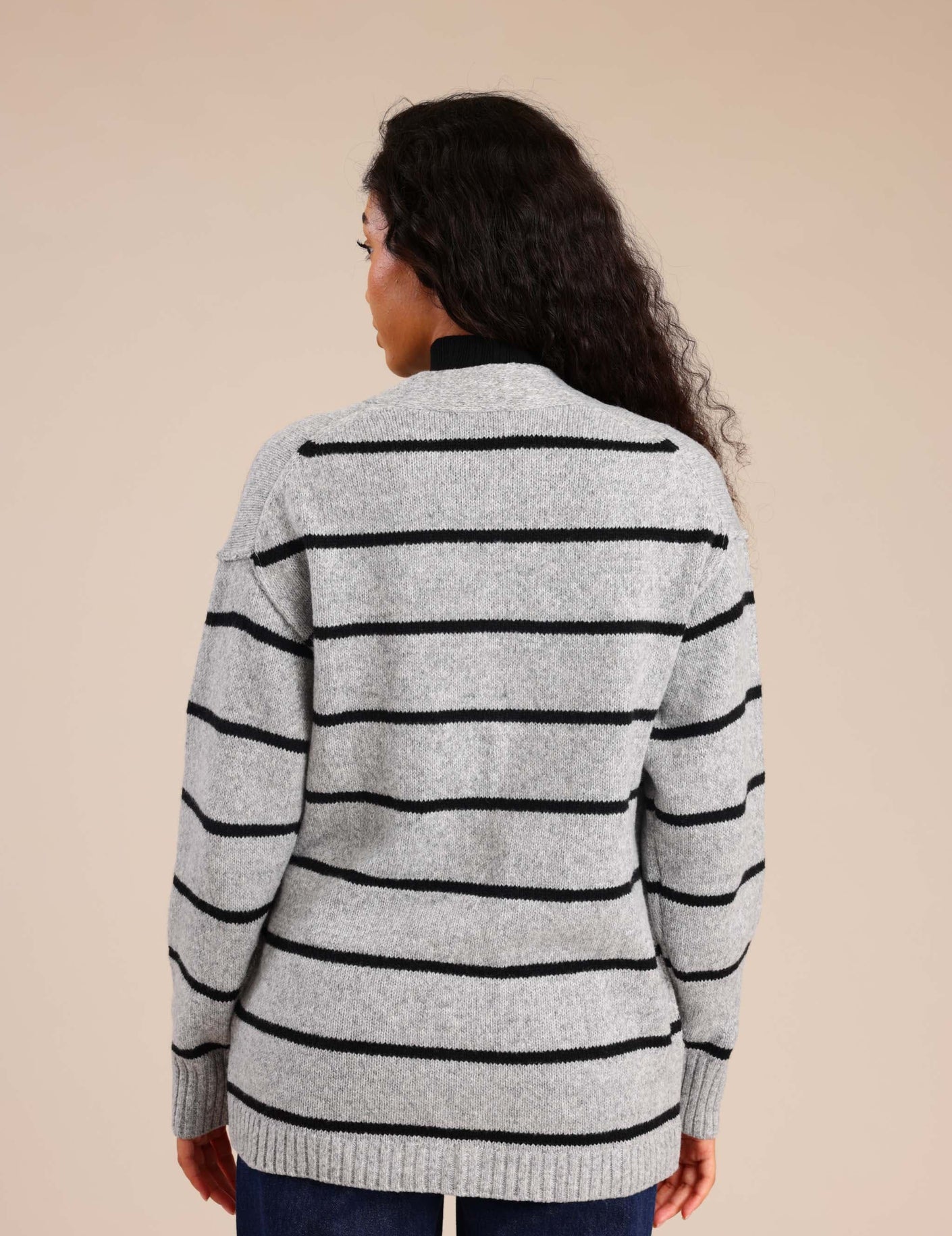 FOX נשים סריגים סריג קרדיגן סריג קרדיגן