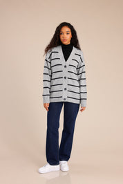 FOX נשים סריגים סריג קרדיגן סריג קרדיגן