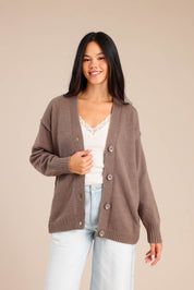 FOX נשים סריגים סריג קרדיגן סריג קרדיגן