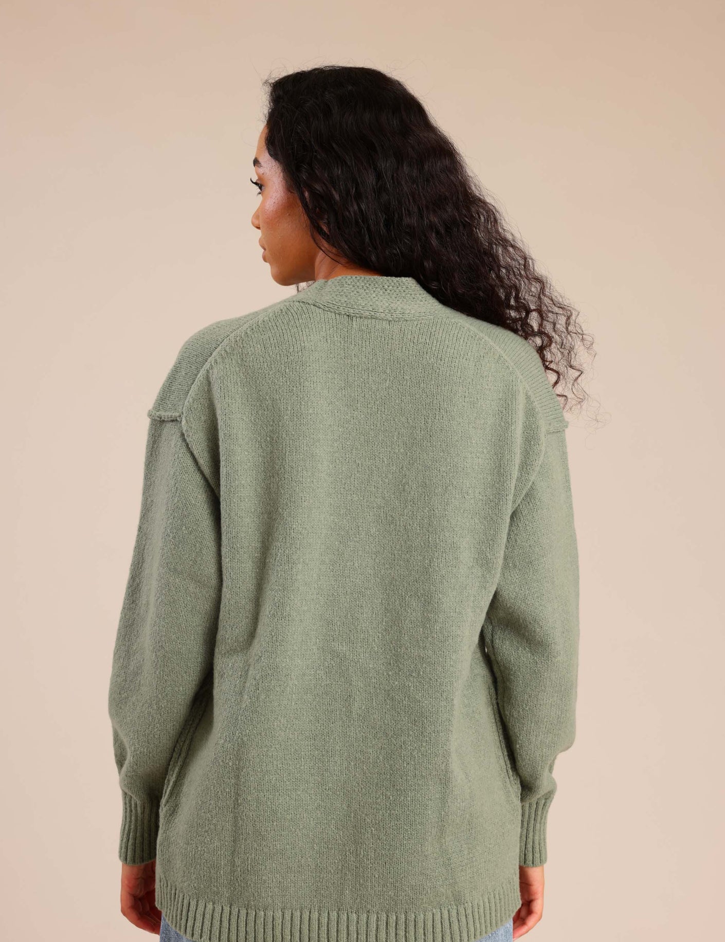 FOX נשים סריגים סריג קרדיגן סריג קרדיגן