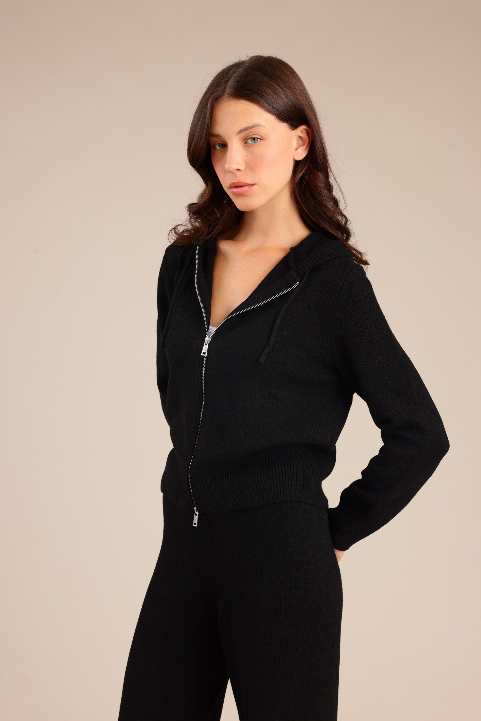 FOX נשים סריגים סריג קרדיגן סריג קרדיגן