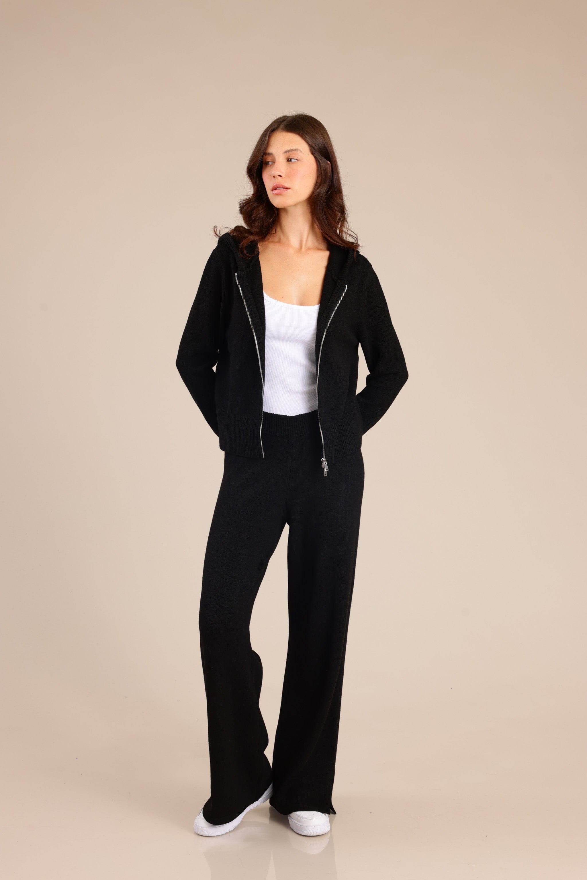 FOX נשים סריגים סריג קרדיגן סריג קרדיגן