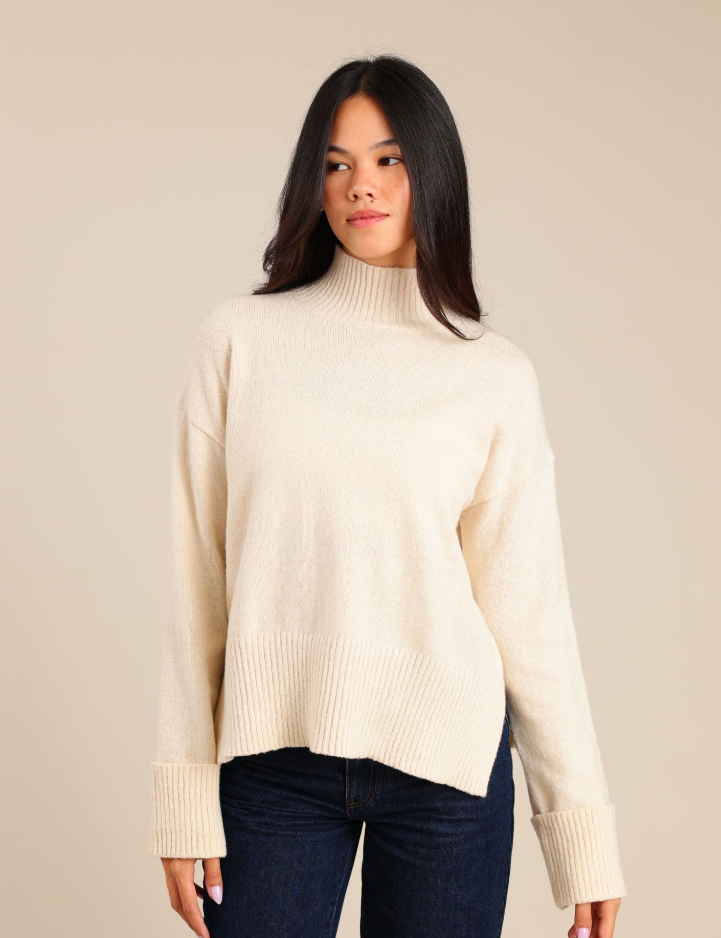 FOX נשים סריגים סריג סריג