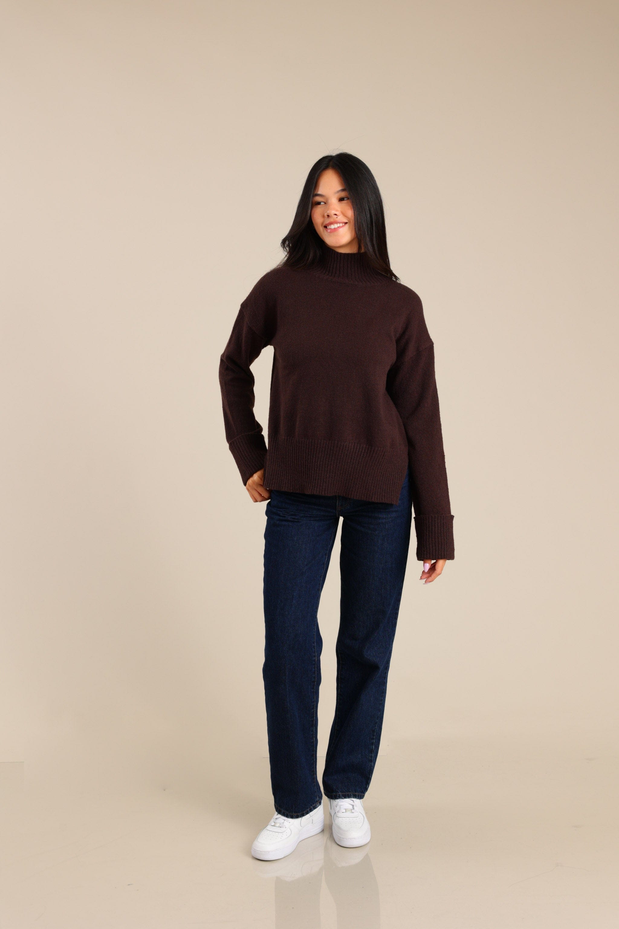 FOX נשים סריגים סריג סריג