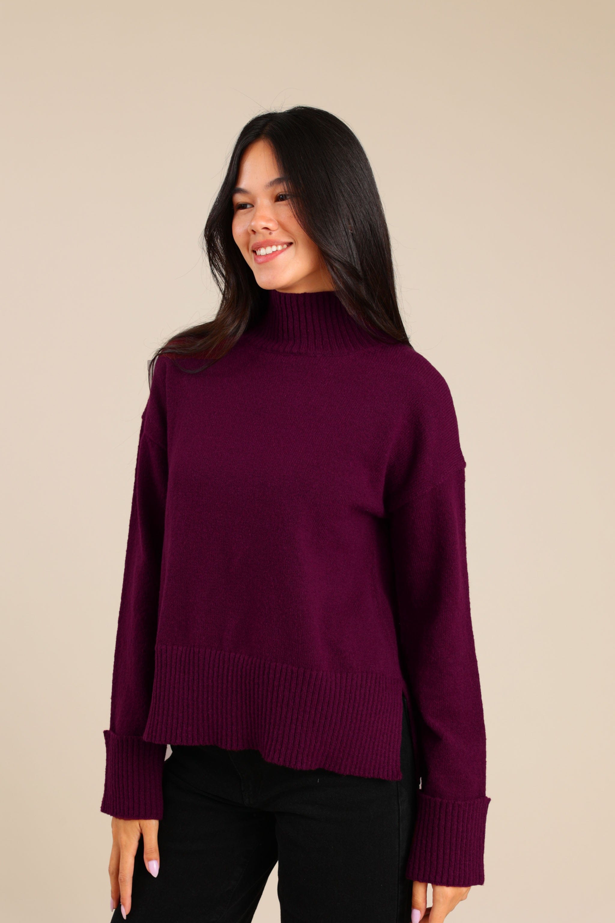 FOX נשים סריגים סריג סריג