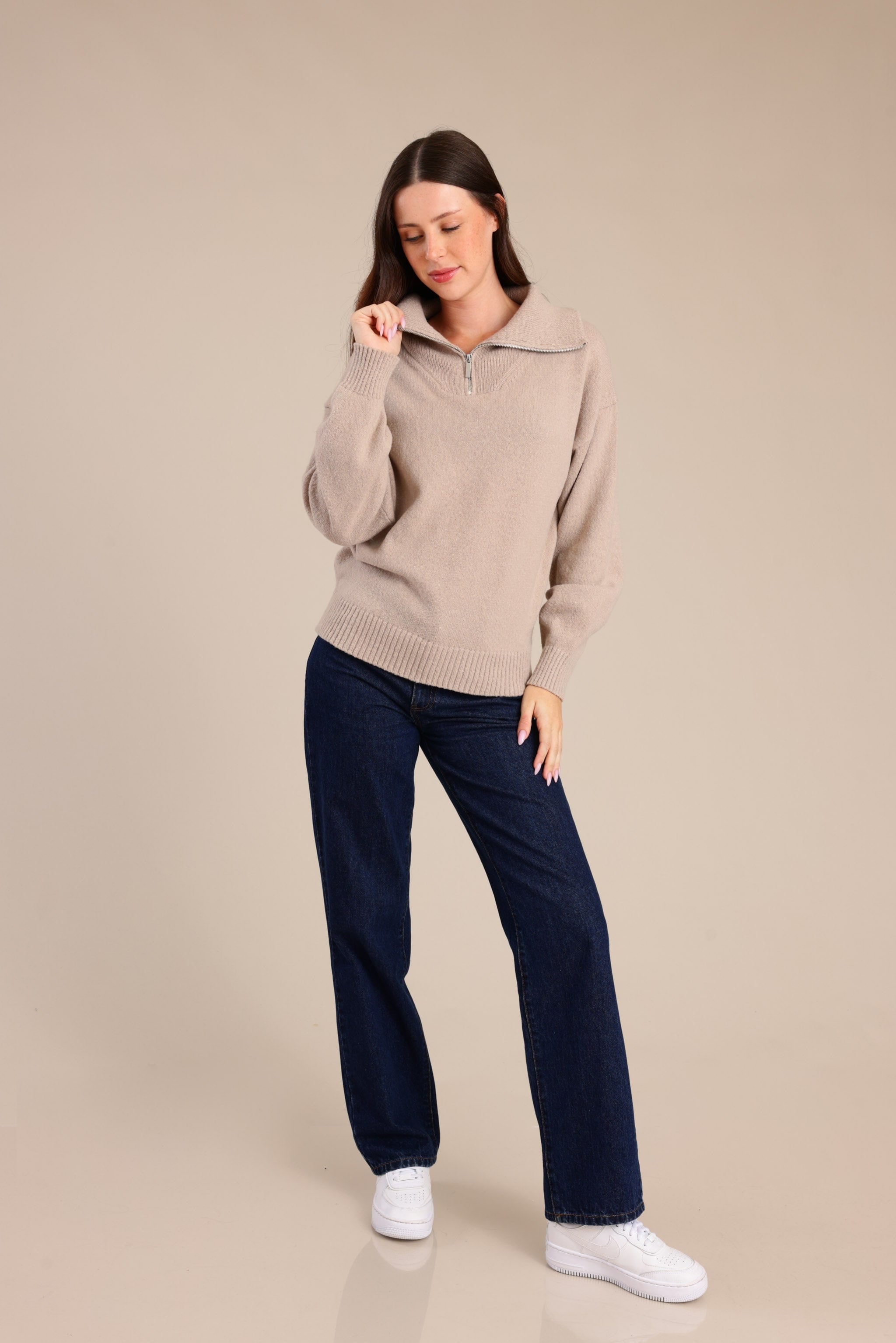 FOX נשים סריגים סריג סריג