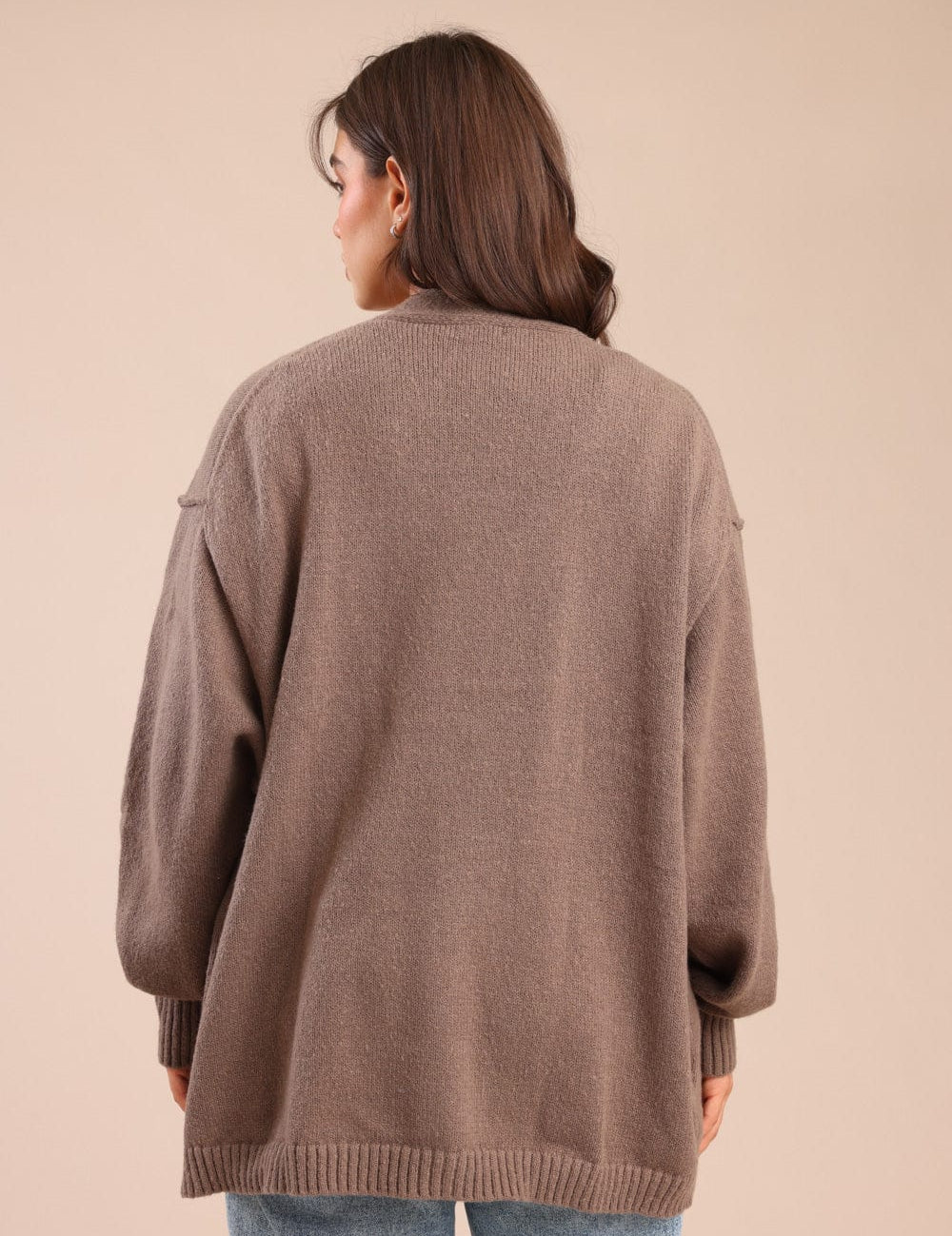 FOX פלאס נשים סריגים סריג קרדיגן| PLUS SIZE סריג קרדיגן| PLUS SIZE