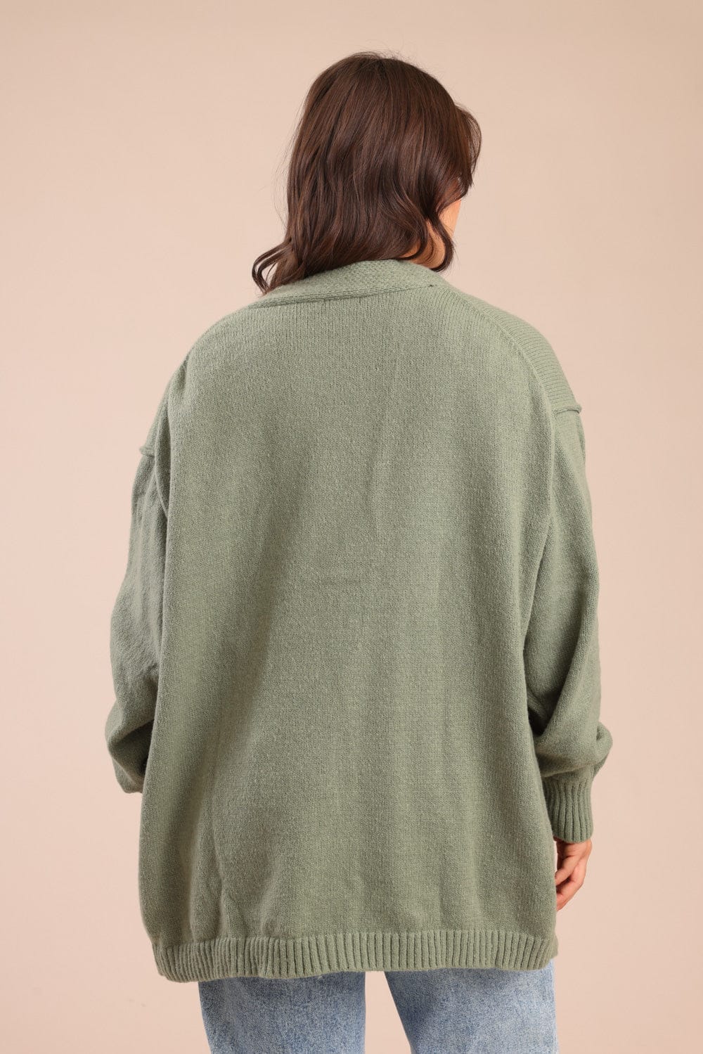 FOX פלאס נשים סריגים סריג קרדיגן| PLUS SIZE סריג קרדיגן| PLUS SIZE