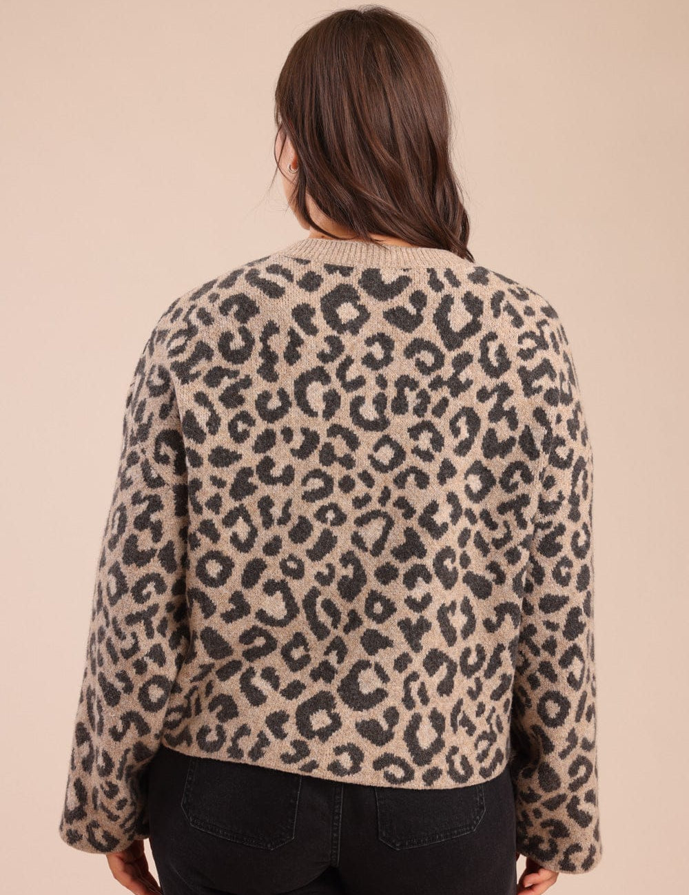 FOX פלאס נשים סריגים סריג קרדיגן| PLUS SIZE סריג קרדיגן| PLUS SIZE