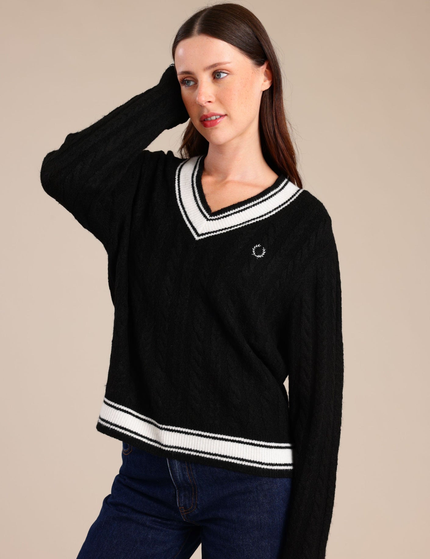 FOX נשים סריגים סריג V נשים סריג V נשים