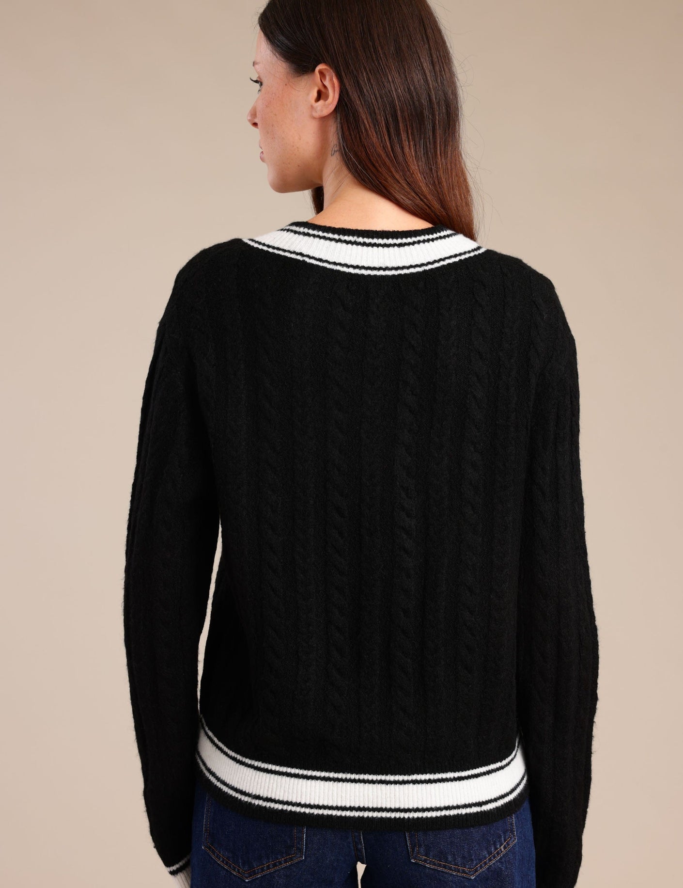 FOX נשים סריגים סריג V נשים סריג V נשים