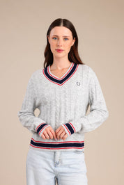 FOX נשים סריגים סריג V נשים סריג V נשים