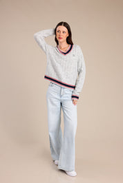 FOX נשים סריגים סריג V נשים סריג V נשים