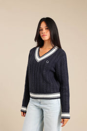 FOX נשים סריגים סריג V נשים סריג V נשים