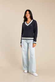 FOX נשים סריגים סריג V נשים סריג V נשים