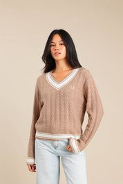 FOX נשים סריגים סריג V נשים סריג V נשים