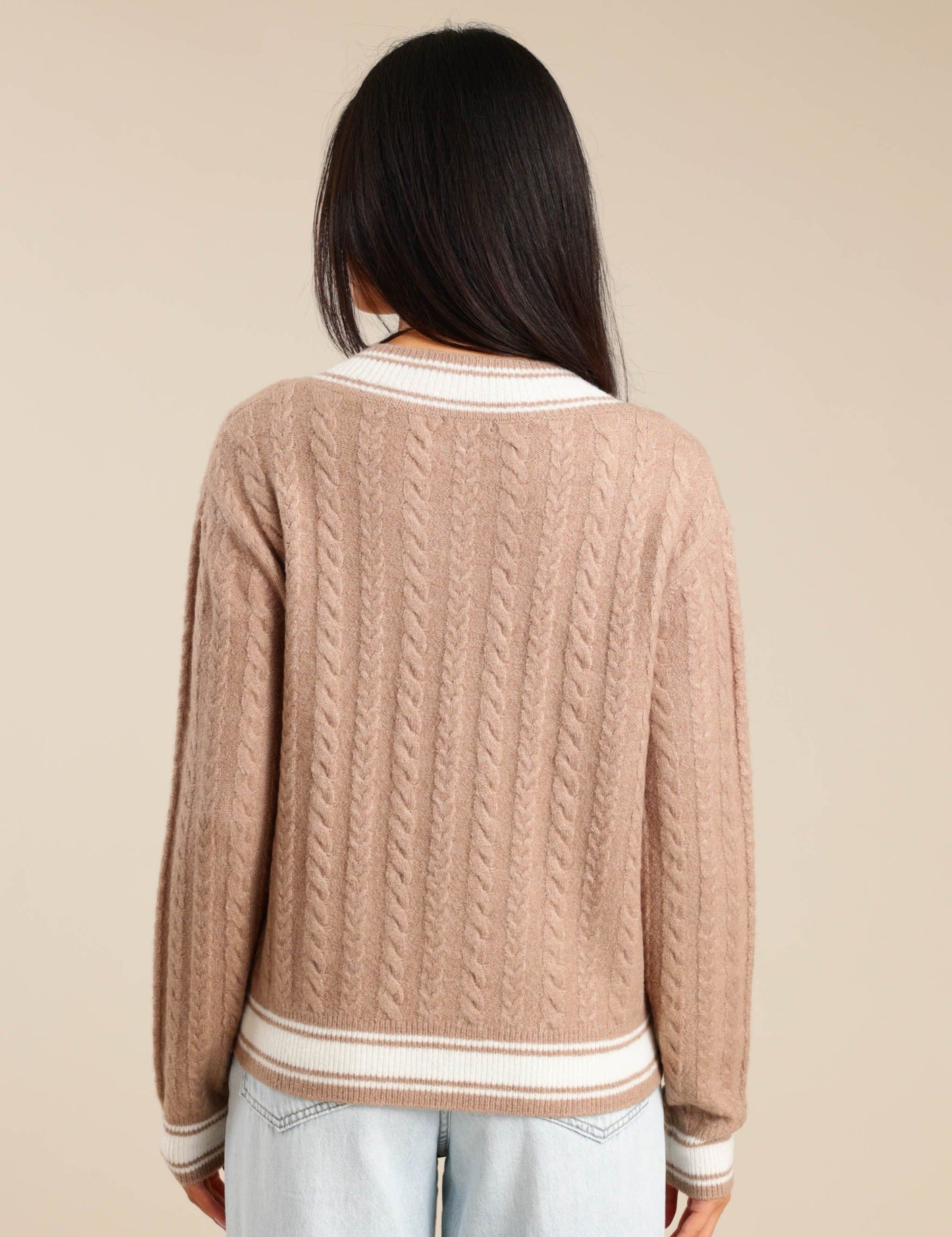 FOX נשים סריגים סריג V נשים סריג V נשים