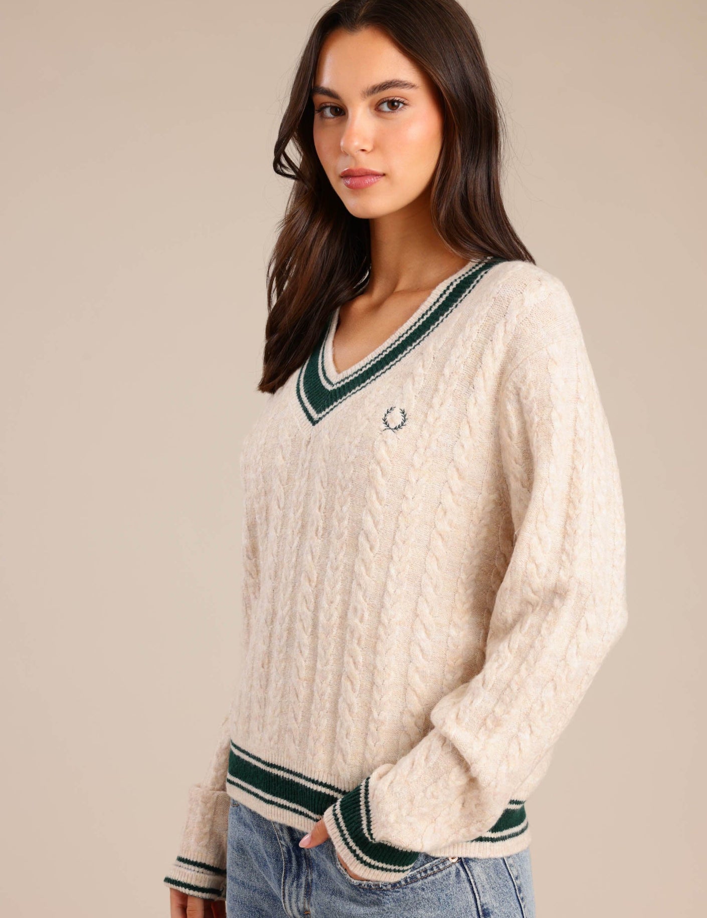 FOX נשים סריגים סריג V נשים סריג V נשים