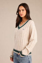 FOX נשים סריגים סריג V נשים סריג V נשים