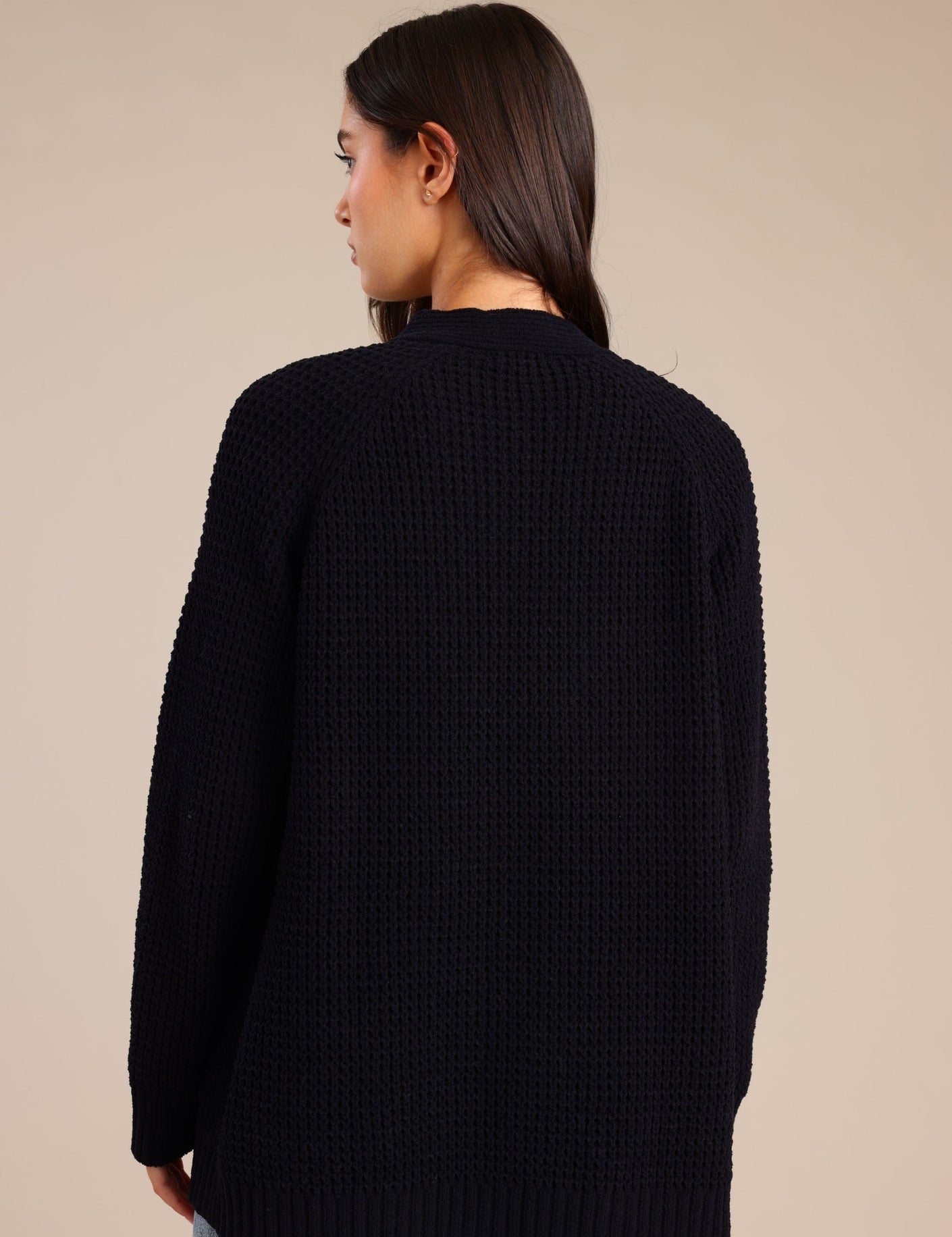 FOX נשים סריגים סריג קרדיגן סריג קרדיגן