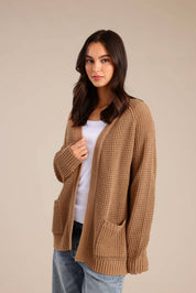 FOX נשים סריגים סריג קרדיגן סריג קרדיגן