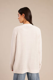 FOX נשים סריגים סריג קרדיגן סריג קרדיגן