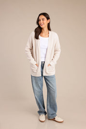 FOX נשים סריגים סריג קרדיגן סריג קרדיגן