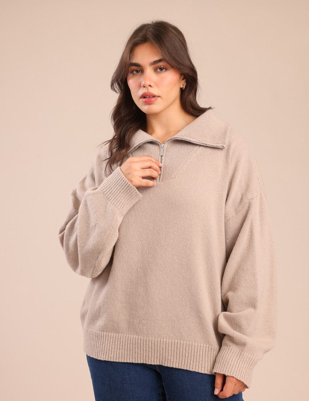 FOX פלאס נשים סריגים סריג | PLUS SIZE סריג | PLUS SIZE