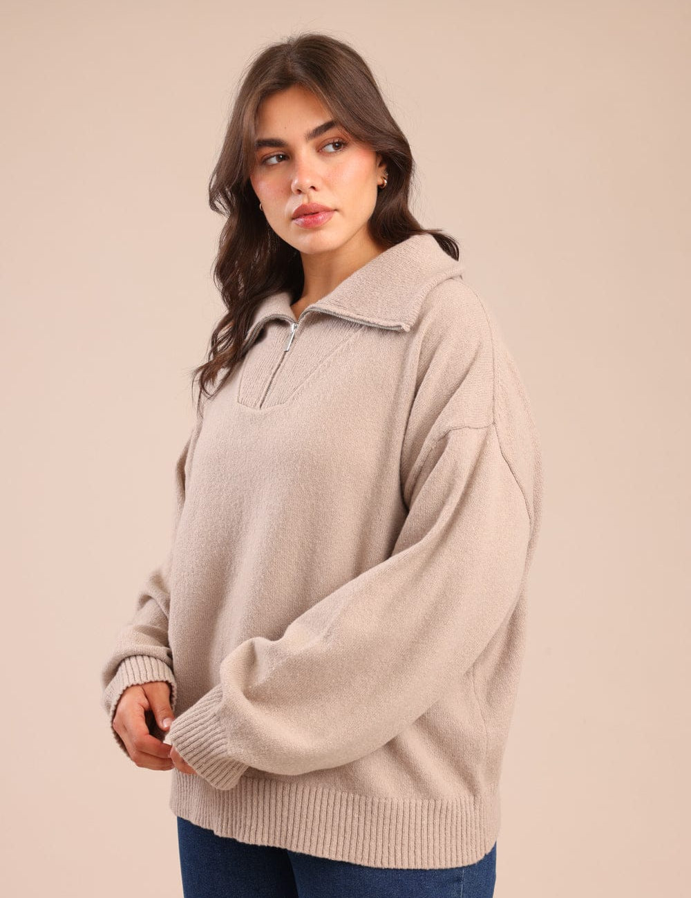 FOX פלאס נשים סריגים סריג | PLUS SIZE סריג | PLUS SIZE