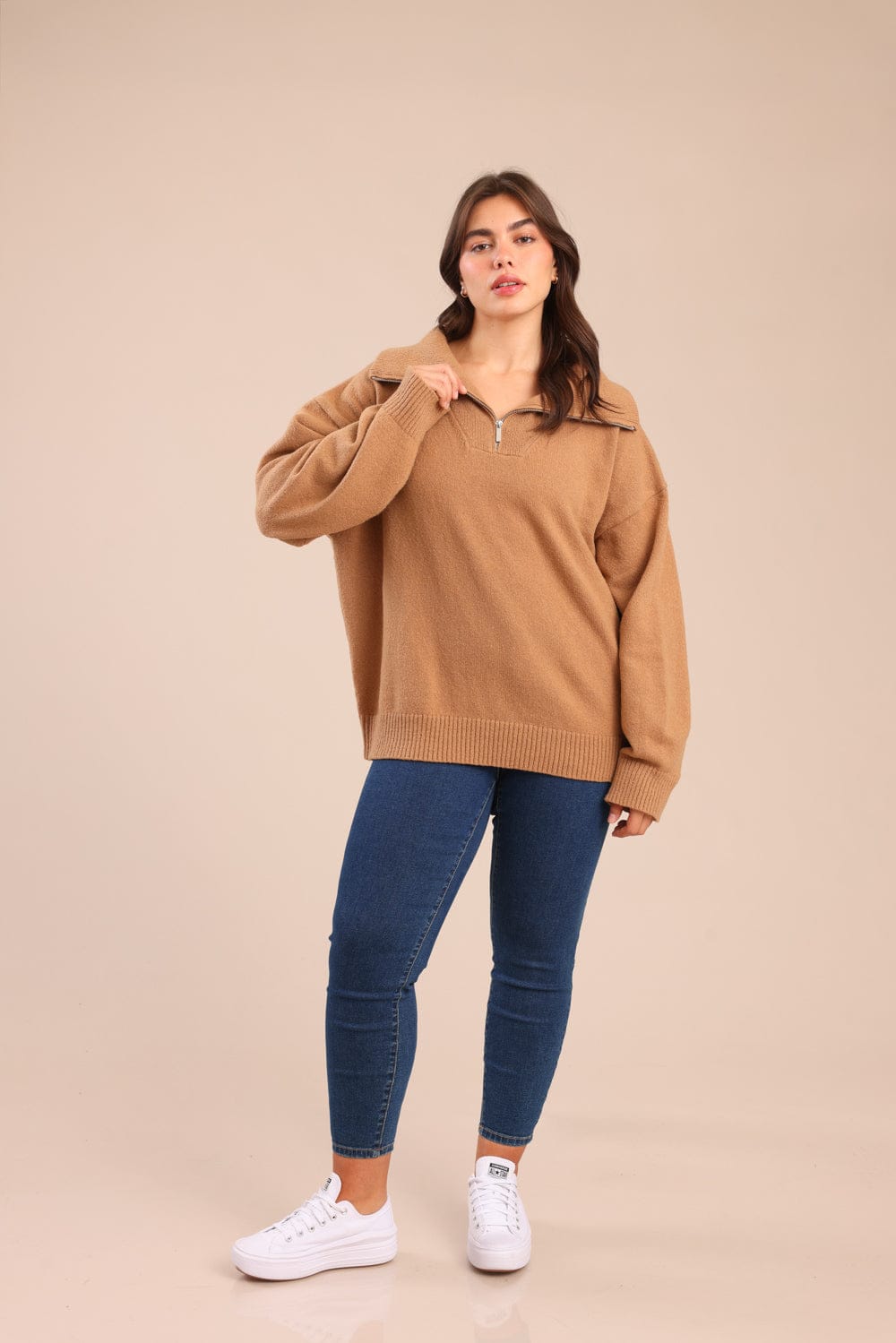 FOX פלאס נשים סריגים סריג | PLUS SIZE סריג | PLUS SIZE