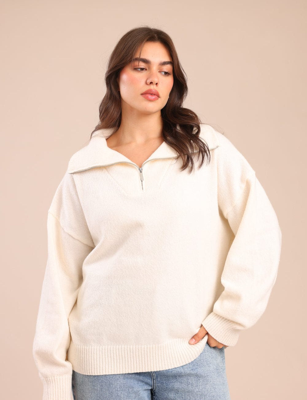 FOX פלאס נשים סריגים סריג | PLUS SIZE סריג | PLUS SIZE