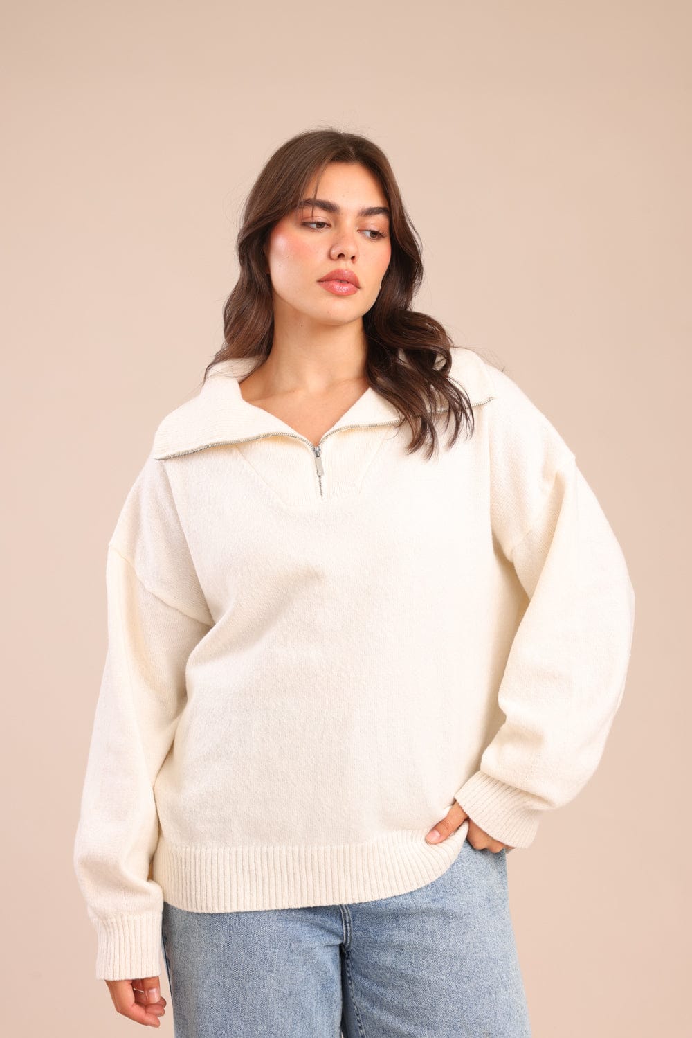 FOX פלאס נשים סריגים סריג | PLUS SIZE סריג | PLUS SIZE