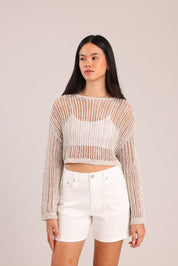 FOX נשים סריגים סריג נשים מחורר סריג נשים מחורר