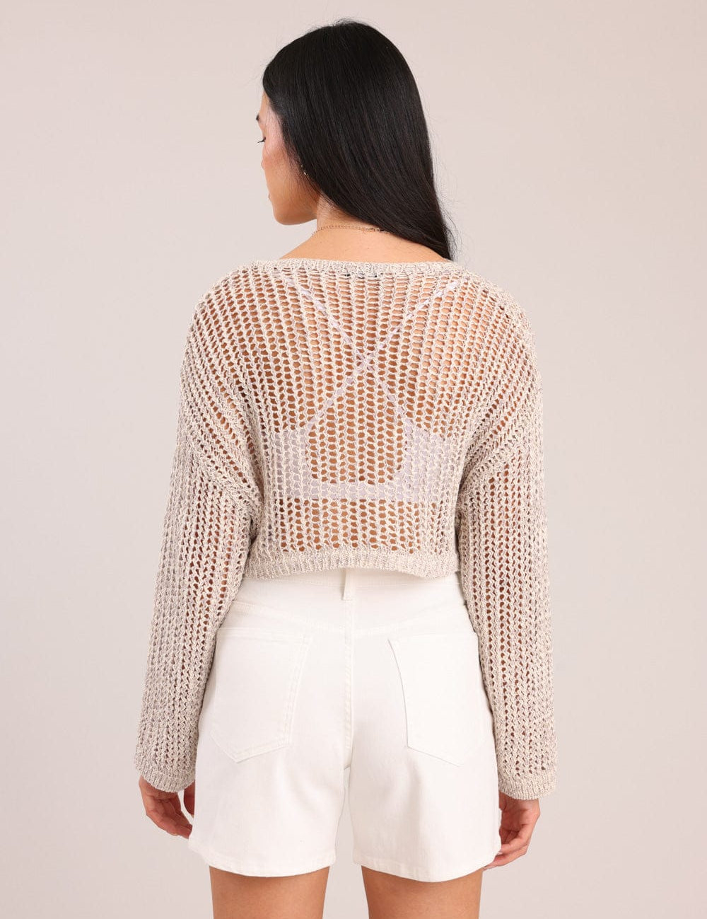 FOX נשים סריגים סריג נשים מחורר סריג נשים מחורר