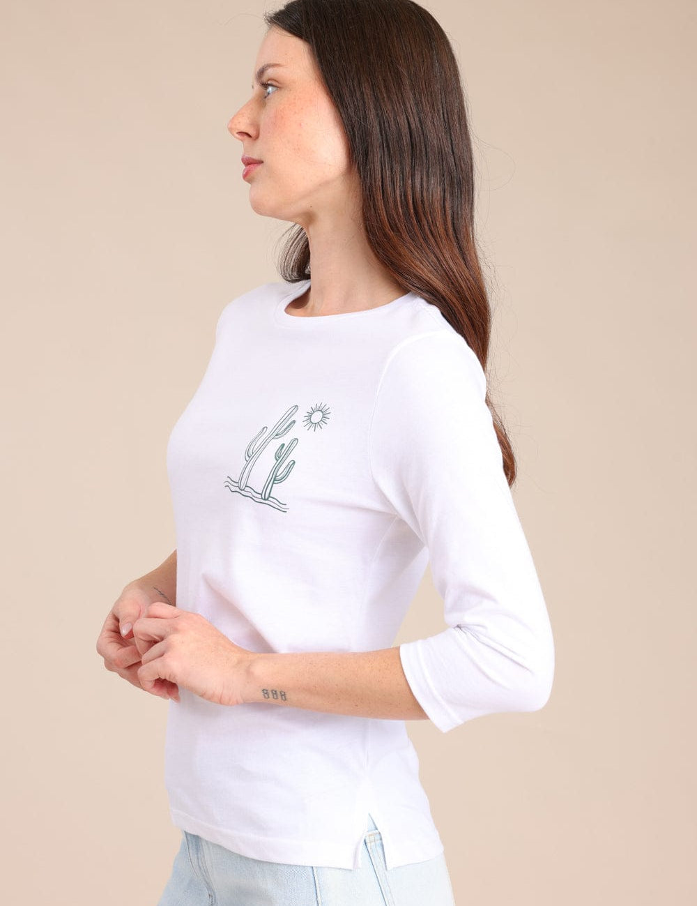 FOX FOX חולצה חולצה עם דפוס חולצה עם דפוס